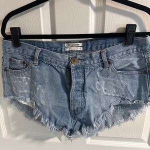 One Teaspoon Denim Shorts